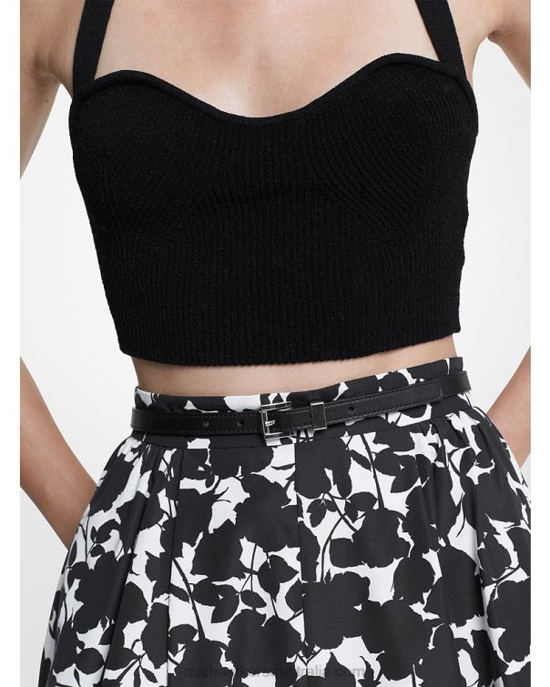 Unisex Black 4T06F3903 Collection Leather Waist Belt Michael Kors