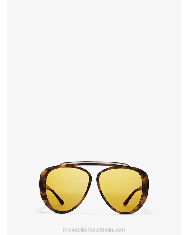 Unisex Yellow 4T06F3926 Collection Grove Sunglasses Michael Kors