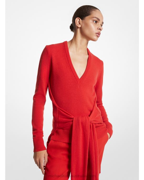 Unisex Poppy 4T06F3486 Collection Cashmere Scarf Sweater Michael Kors