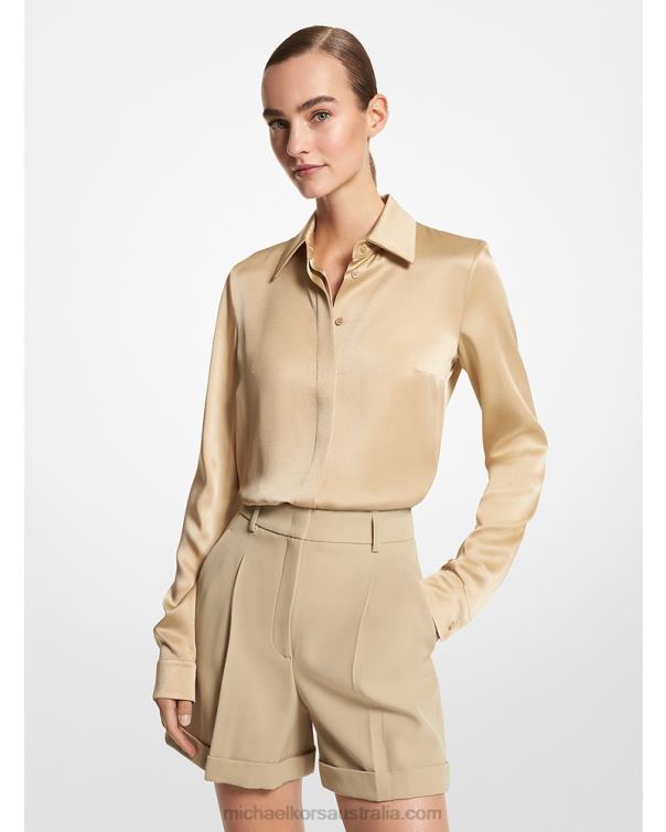 Unisex Dune 4T06F3464 Collection Hansen Charmeuse Shirt Michael Kors