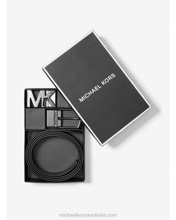 Men Admrl/Plblue 4T06F3325 4-In-1 Logo Belt Box Set Michael Kors