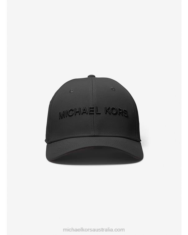 Men Black 4T06F3370 Embroidered Baseball Hat Michael Kors