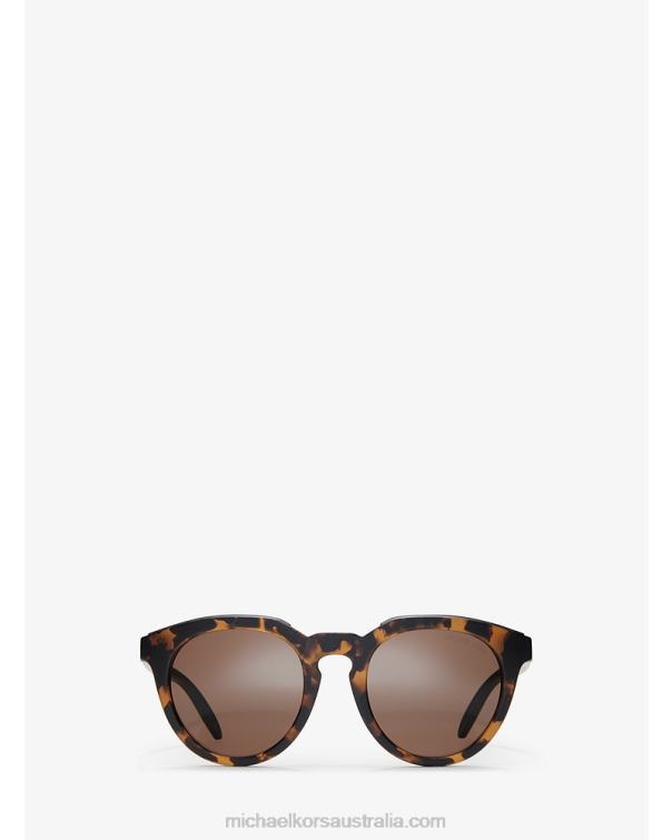 Men Tortoise 4T06F3338 Marco Sunglasses Michael Kors