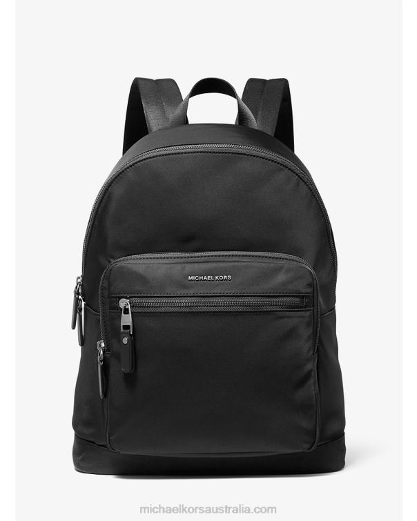 Men Black 4T06F3167 Hudson Nylon Backpack Michael Kors