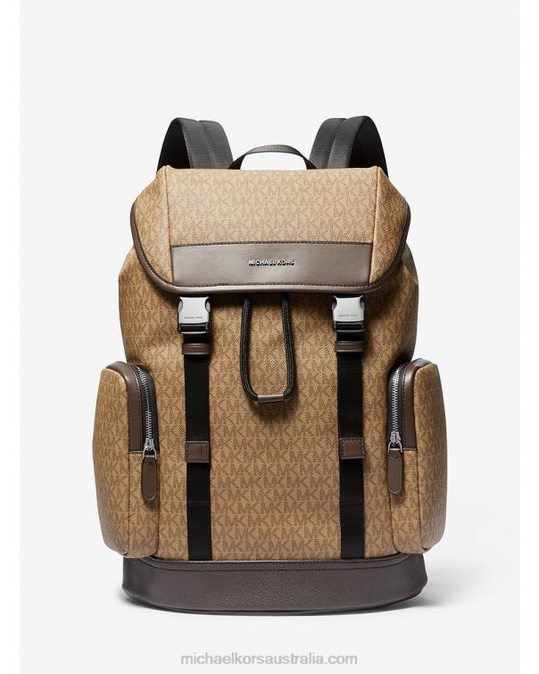 Men Husk 4T06F3159 Hudson Logo Backpack Michael Kors