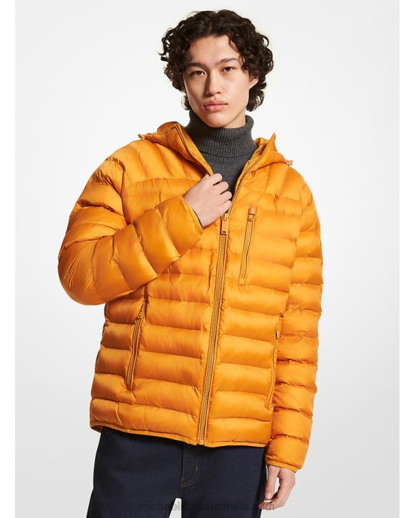 Men Marigold 4T06F2806 Rialto Quilted Nylon Puffer Jacket Michael Kors