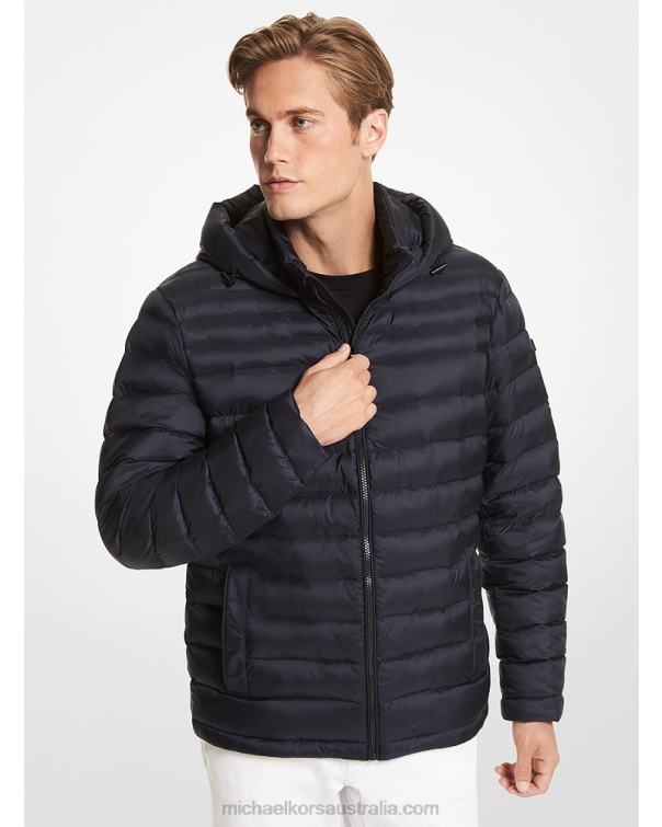 Men Midnight 4T06F2841 Packable Quilted Puffer Jacket Michael Kors