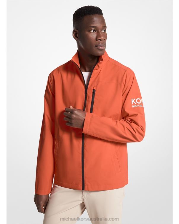 Men Spice Orange 4T06F2787 Golf Woven Jacket Michael Kors