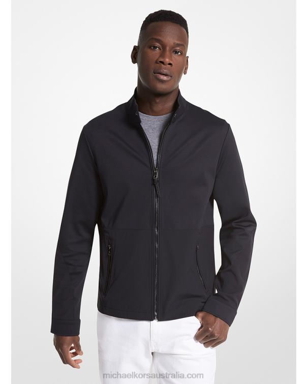 Men Black 4T06F2993 Stretch Nylon Jacket Michael Kors