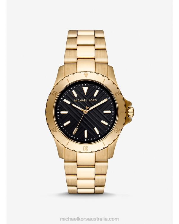 Men Gold 4T06F3277 Slim Everest Watch Michael Kors