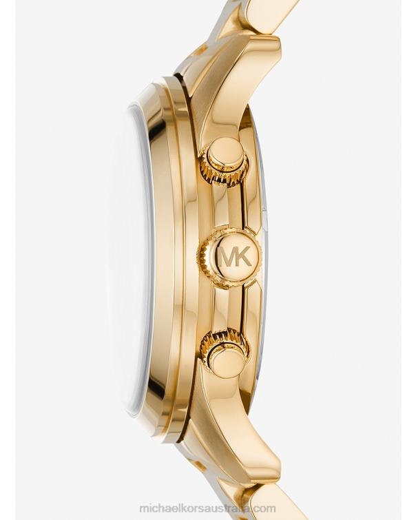 Men Gold 4T06F3279 Runway Watch Michael Kors