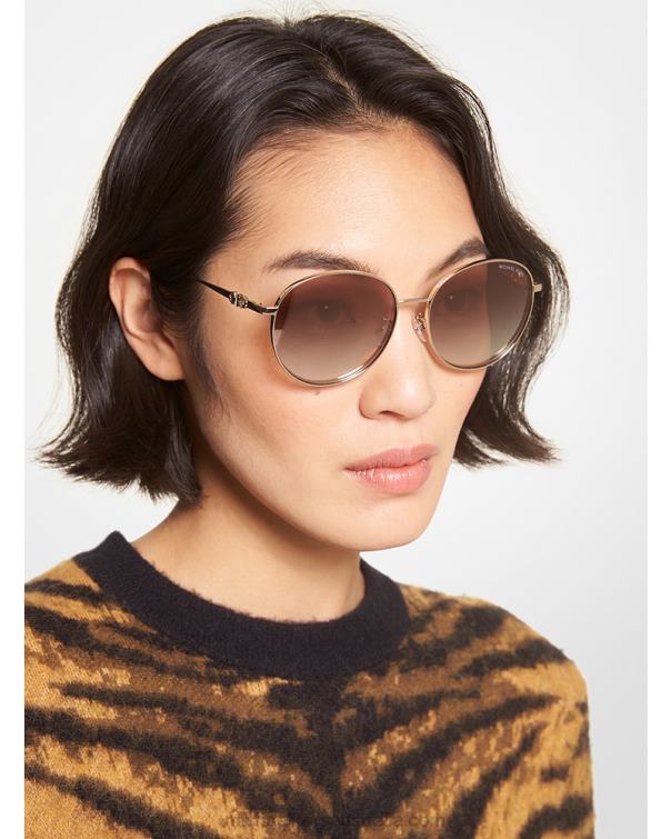 Women Black 4T06F2565 Alpine Sunglasses Michael Kors