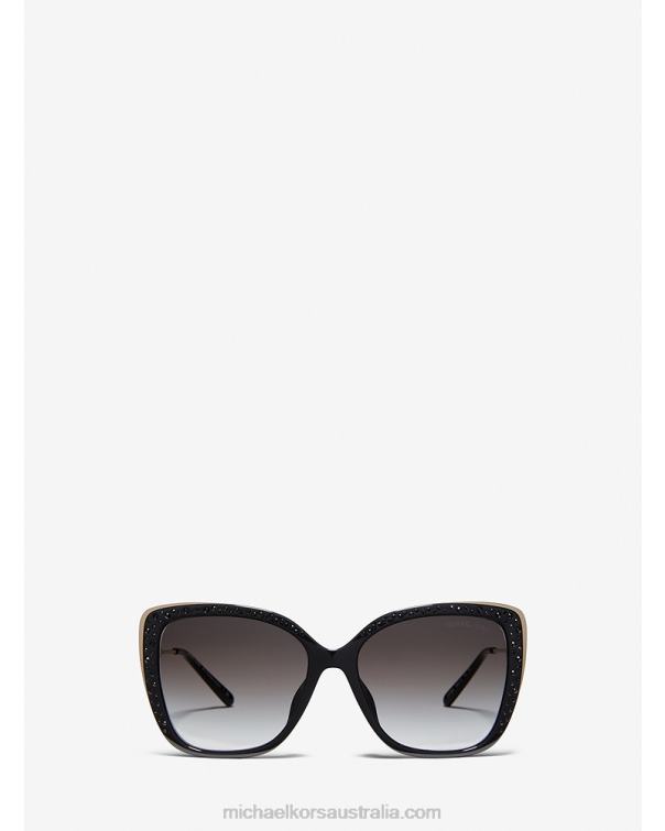 Women Black 4T06F2620 East Hampton Sunglasses Michael Kors