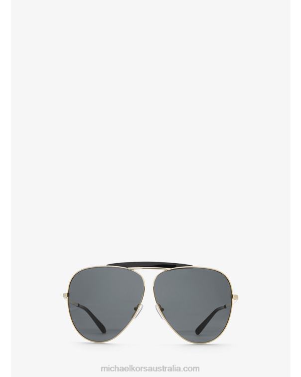 Women Dark Grey 4T06F2662 Collection Bleecker Sunglasses Michael Kors