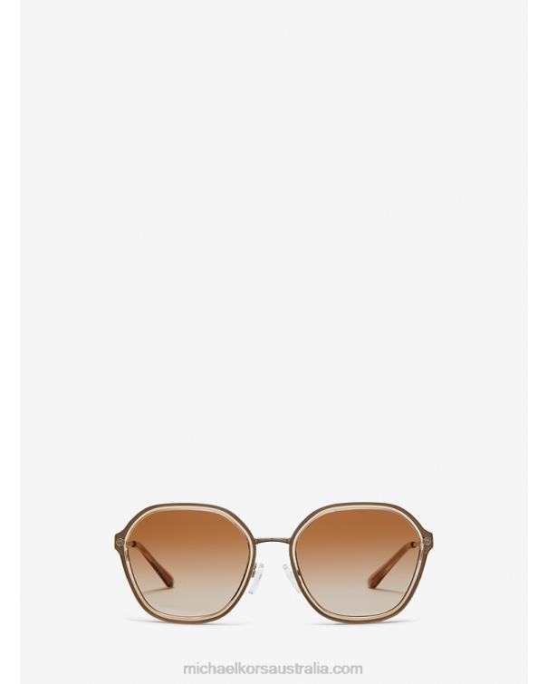 Women Light Gold 4T06F2648 Seoul Sunglasses Michael Kors