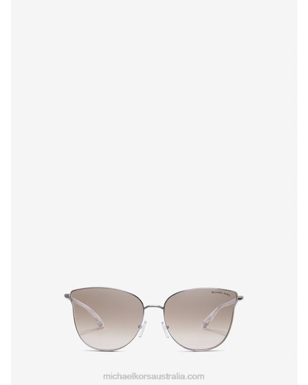 Women Silver 4T06F2642 Salt Lake City Sunglasses Michael Kors
