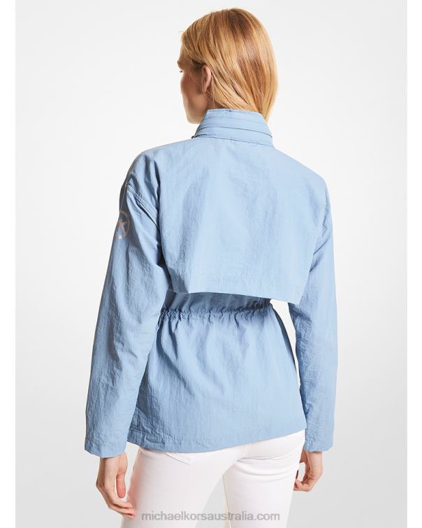 Women Chambray 4T06F266 Packable Nylon Anorak Michael Kors