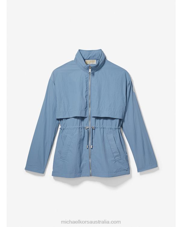 Women Chambray 4T06F266 Packable Nylon Anorak Michael Kors