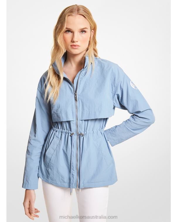 Women Chambray 4T06F266 Packable Nylon Anorak Michael Kors