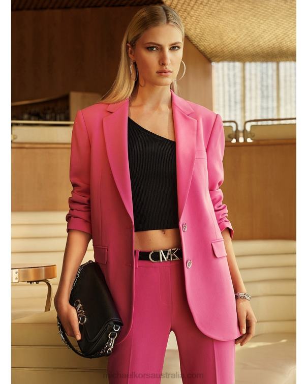 Women Cerise 4T06F492 Crepe Pants Michael Kors