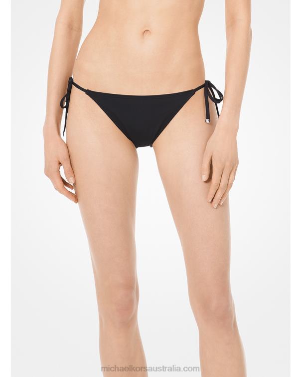 Women Black 4T06F565 Bikini Bottom Michael Kors