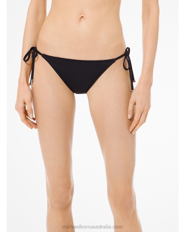 Women Black 4T06F570 Bikini Bottom Michael Kors