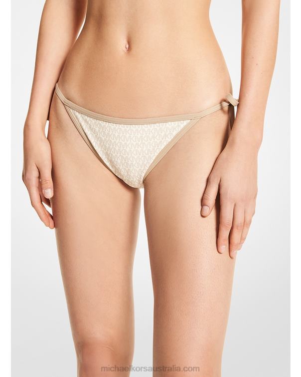Women Bone 4T06F561 Logo Bikini Bottom Michael Kors