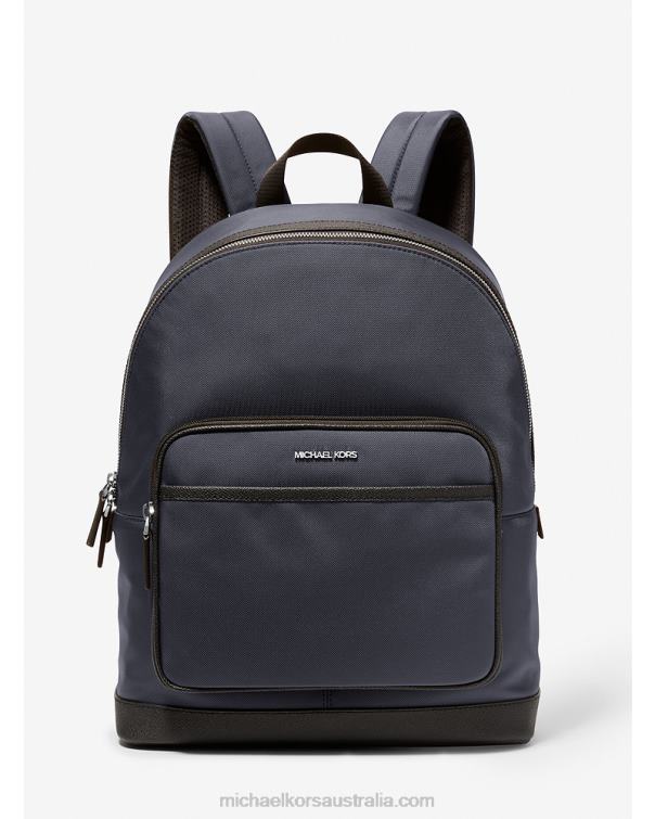 Women Navy 4T06F1249 Kent Nylon Backpack Michael Kors