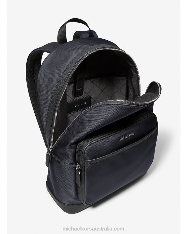 Women Navy 4T06F1249 Kent Nylon Backpack Michael Kors