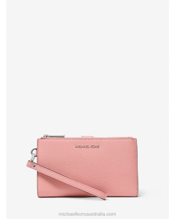 Women Primrose 4T06F1594 Adele Leather Smartphone Wallet Michael Kors