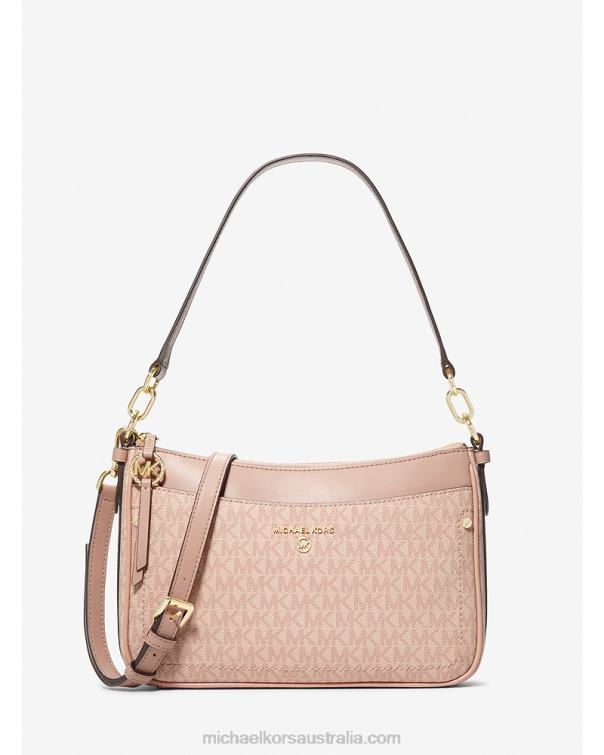 Women Ballet 4T06F1017 Jet Set Medium Logo Shoulder Bag Michael Kors