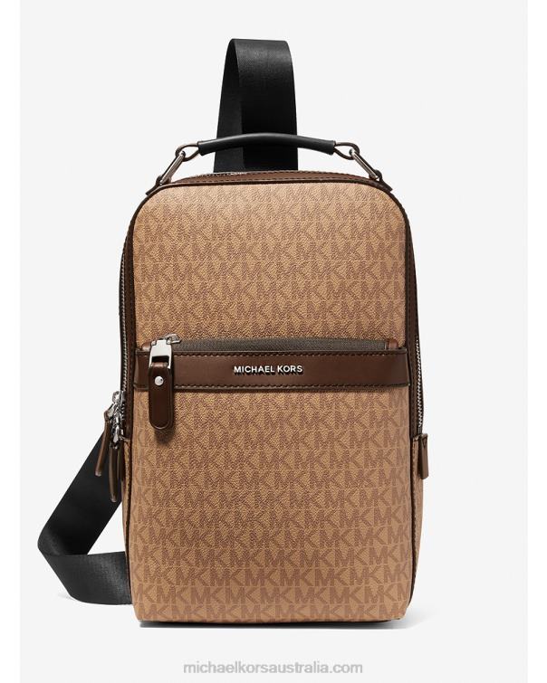 Women Husk 4T06F838 Hudson Logo Sling Pack Michael Kors