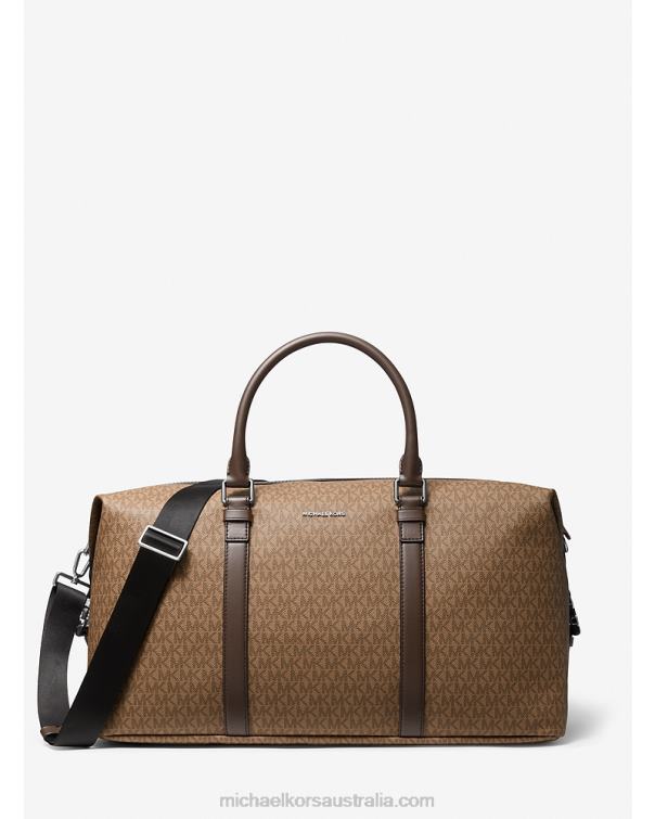 Women Husk 4T06F1560 Hudson Logo Weekender Bag Michael Kors