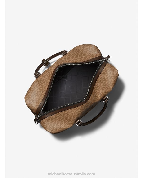 Women Husk 4T06F1560 Hudson Logo Weekender Bag Michael Kors