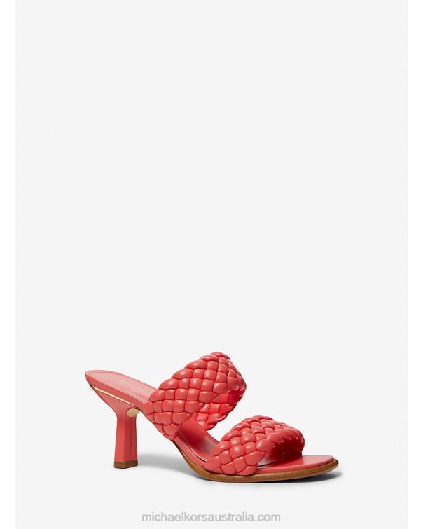 Women Dahlia 4T06F2086 Amelia Braided Mule Michael Kors