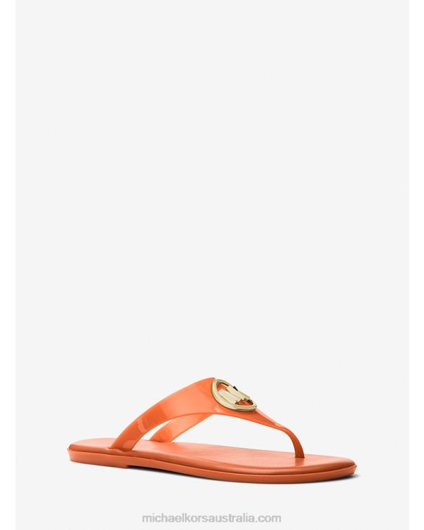 Women Poppy 4T06F1958 Carmen PVC Jelly Sandal Michael Kors