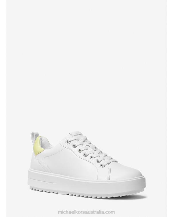 Women Yuzu 4T06F1704 Emmett Leather Sneaker Michael Kors