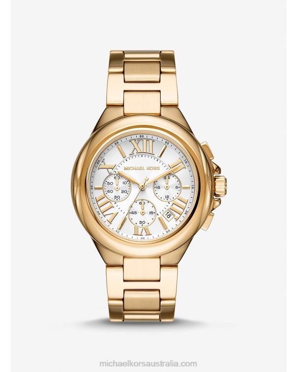 Women Gold 4T06F2395 Oversized Camille Watch Michael Kors