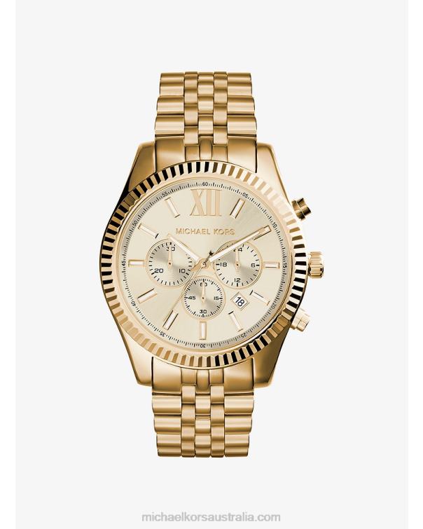 Women Gold 4T06F2401 Lexington Watch Michael Kors